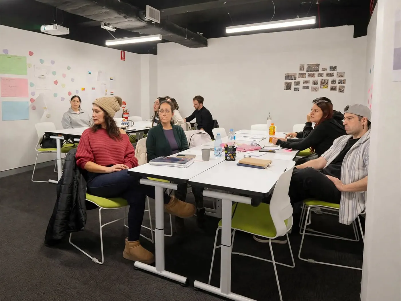 General English class Students in a General English class at Boston Institute, Sydney CBD